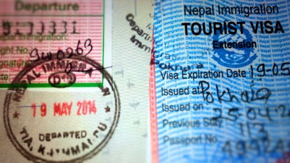 Departure Stamps - Nepal