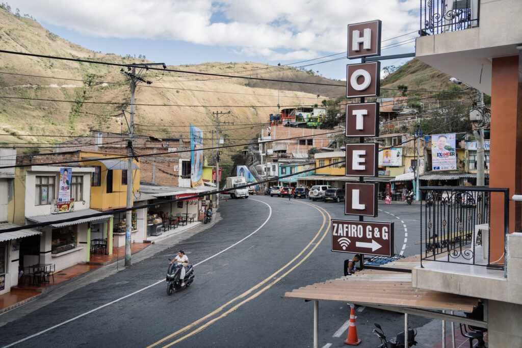 Not my hotel, but the view from my hotel's balcony here in Pedregal. It's a big spot for local tourists seeking river-based adventure.